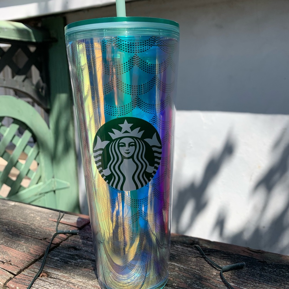 Starbucks Mermaid iridescent tumbler BNWT